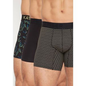 Pack 3 B&oacute;xers Algod&oacute;n P393.268-neg