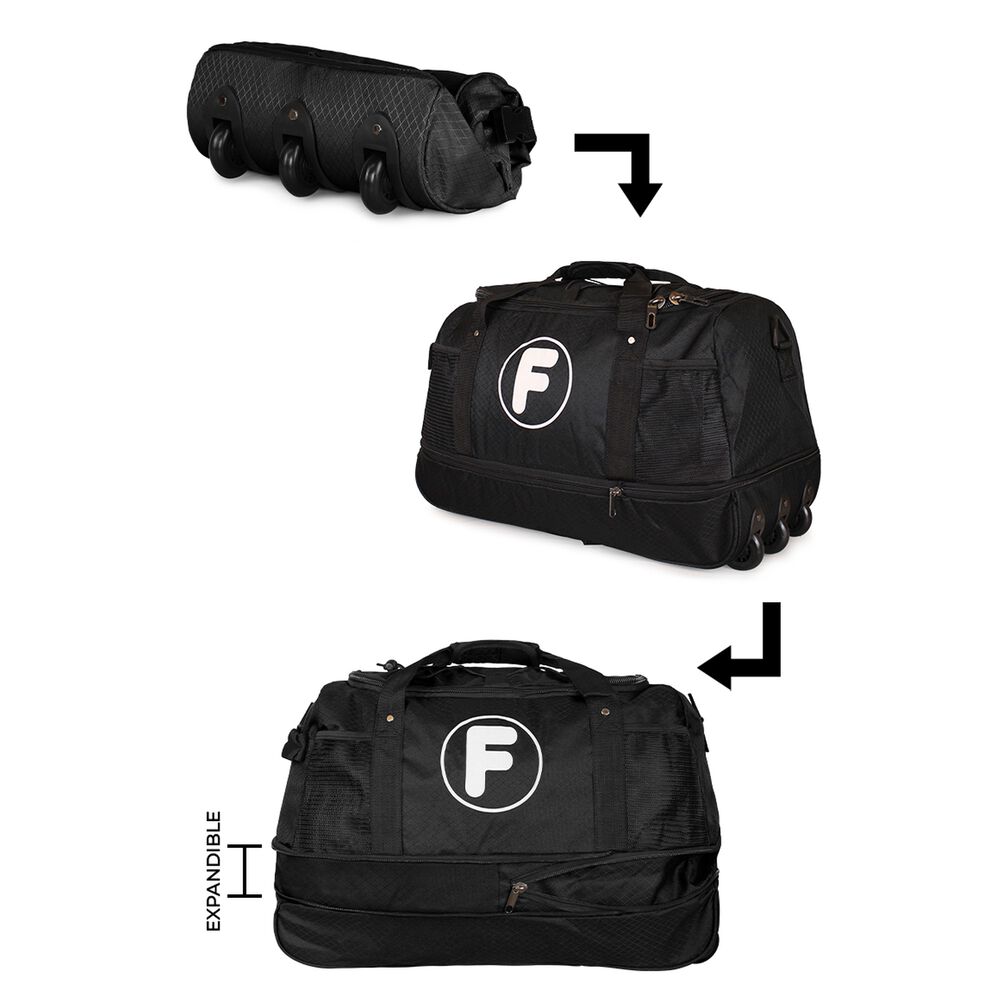 Bolso Tipo Mochila Con Ruedas Goliat Negro F La Maleta De Chile image number 1.0