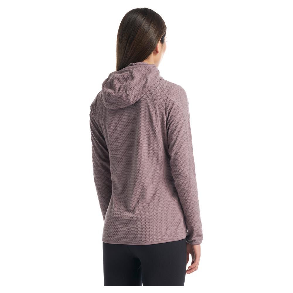 Polerón Deportivo Mujer Con Capucha Jacaranda Nano-f 14 Zip Hoody Lippi image number 3.0