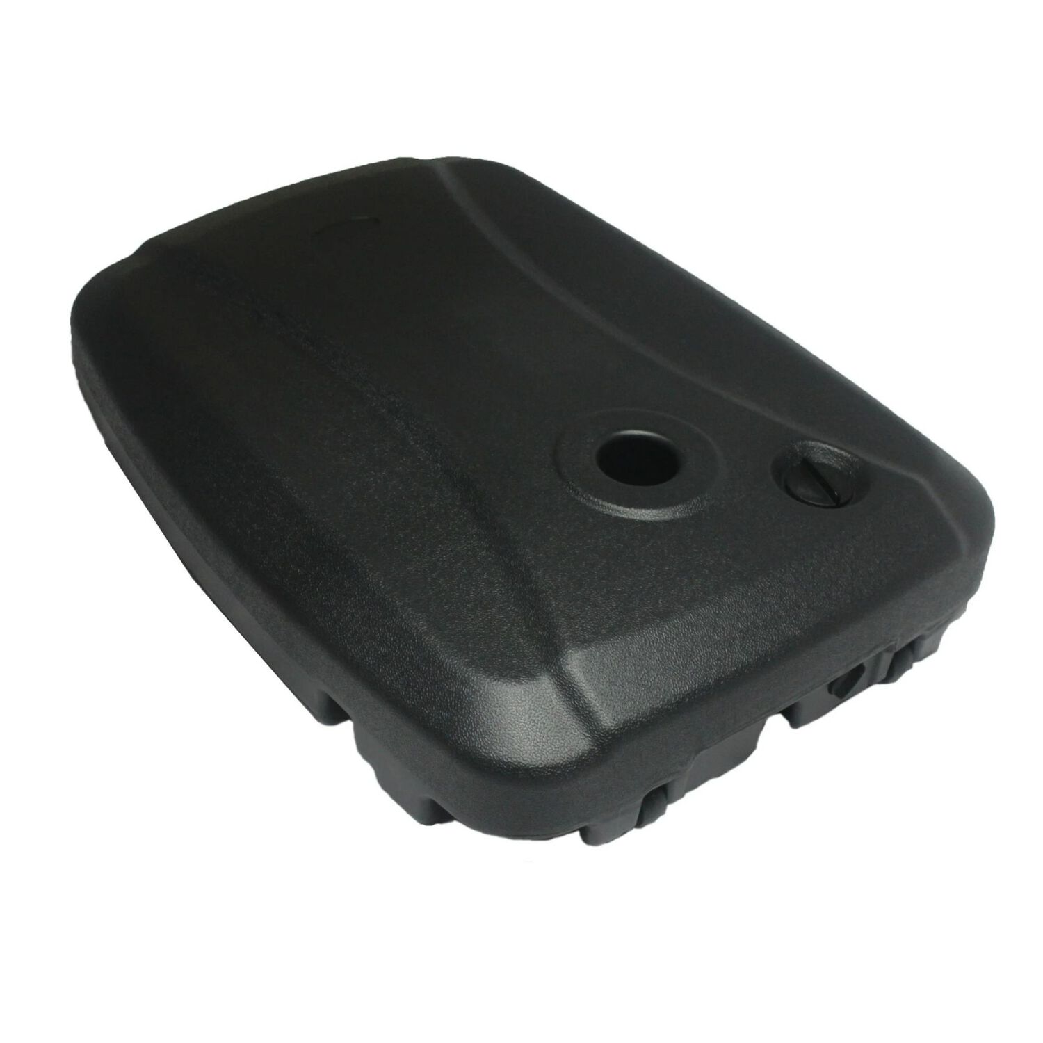 Quitasol Lateral Caf&eacute; Oscuro + Base De 60 Litros Pvc Ruedas image number 1.0