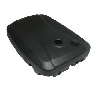 Quitasol Lateral Caf&eacute; Oscuro + Base De 60 Litros Pvc Ruedas