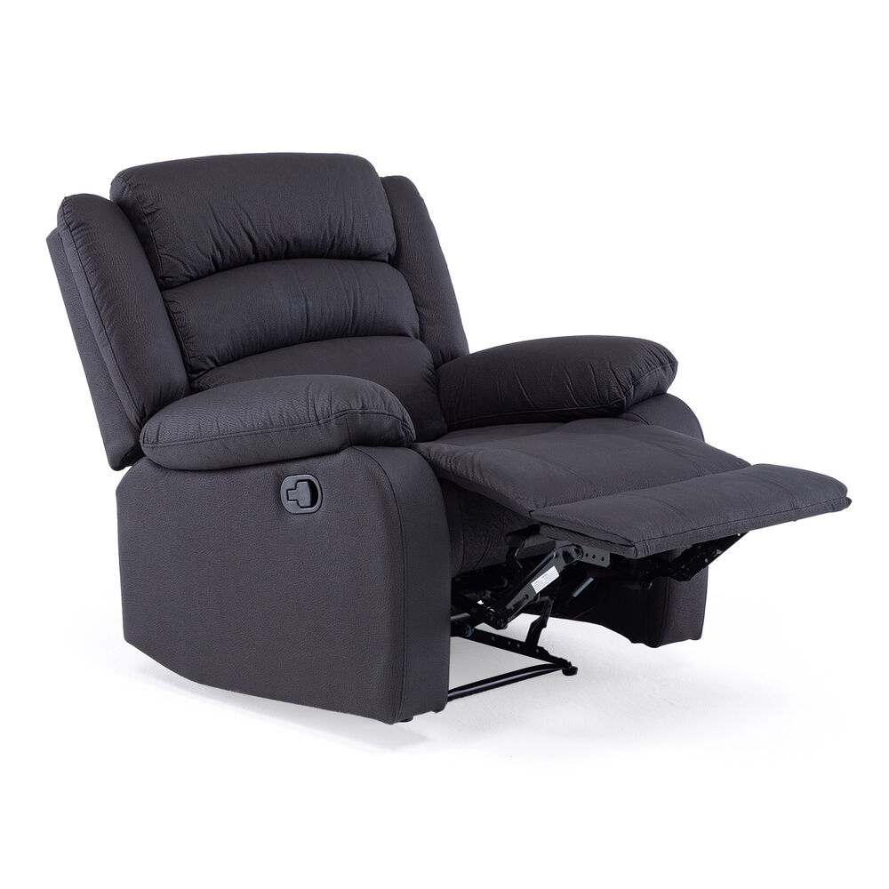 Berger 1 Cuerpo Reclinable Moderno Gris New Praga 8041rff image number 4.0