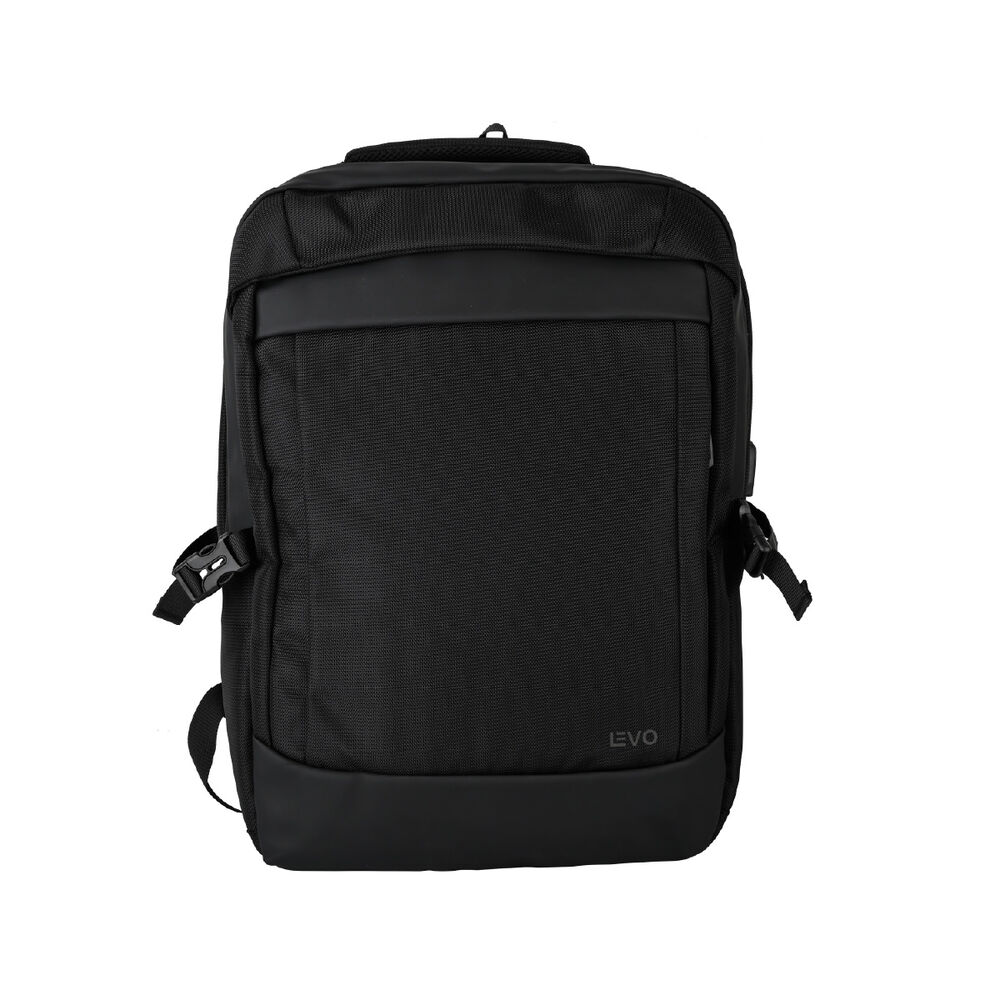 Mochila Wolf Negra 15,6" + Funda Notebook Negro 15,6" Levo image number 1.0