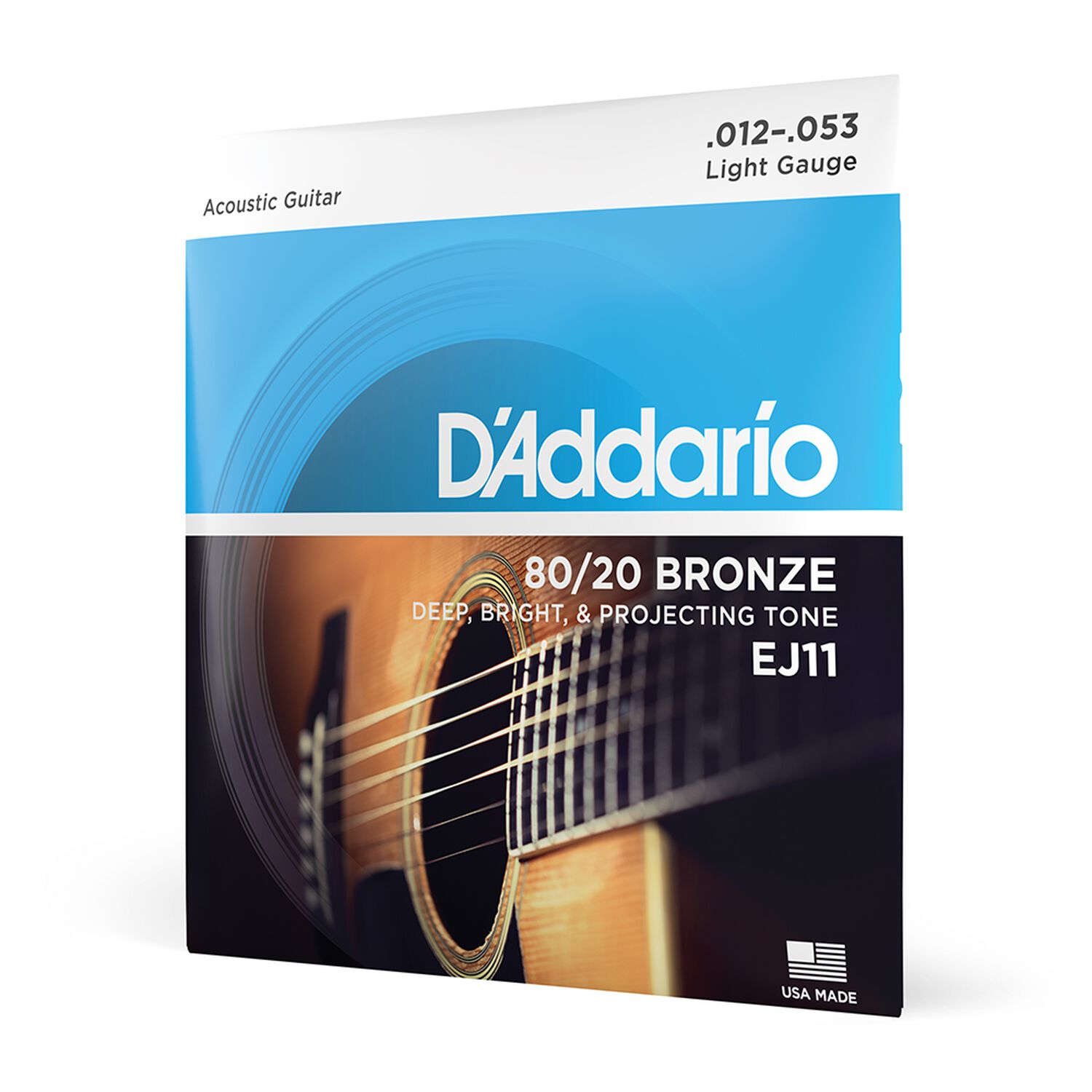 Set Cuerdas Guitarra Ac&uacute;stica 12-53 Ej11 Daddario image number 0.0