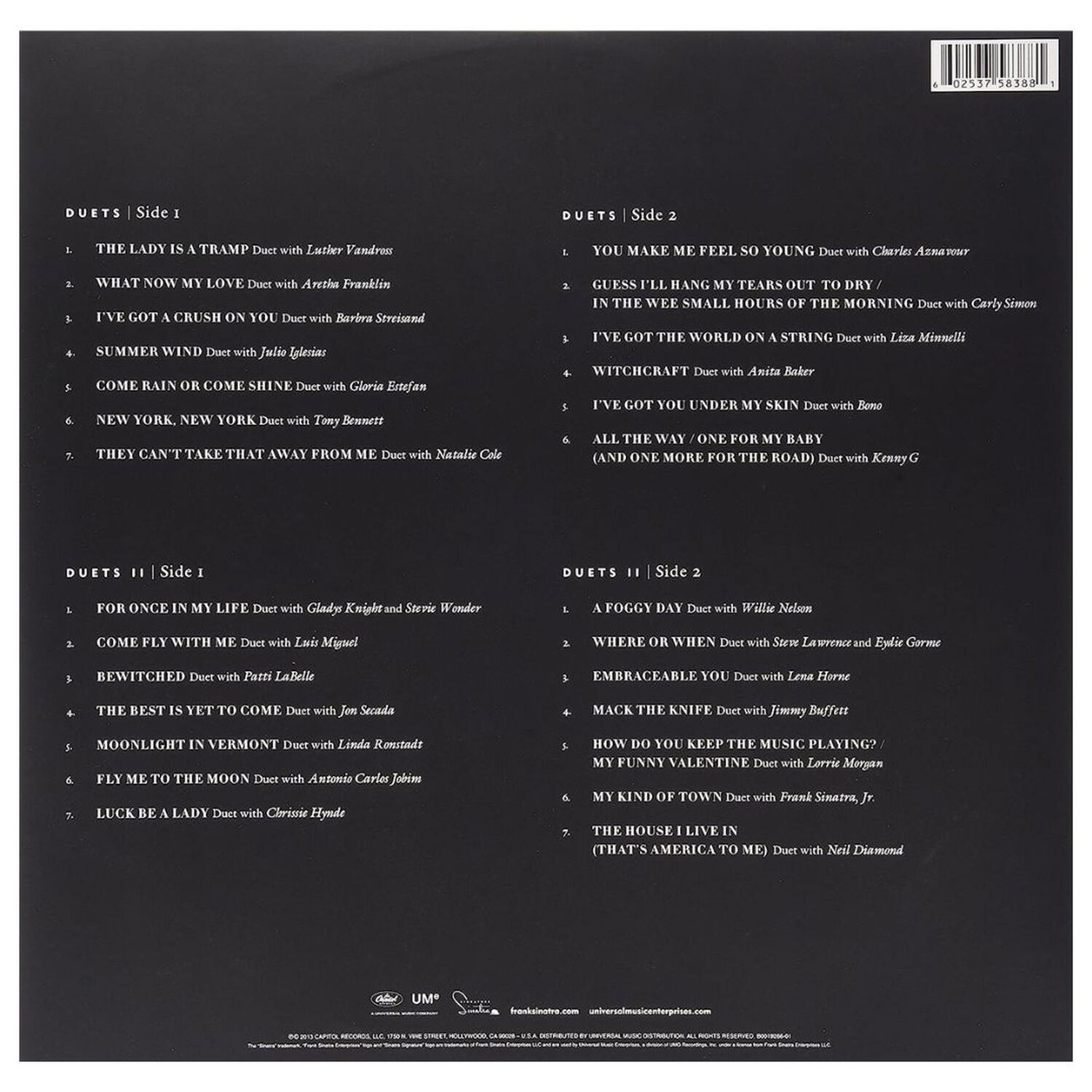 Frank Sinatra - Duets (20th) (2lp) | Vinilo image number 1.0