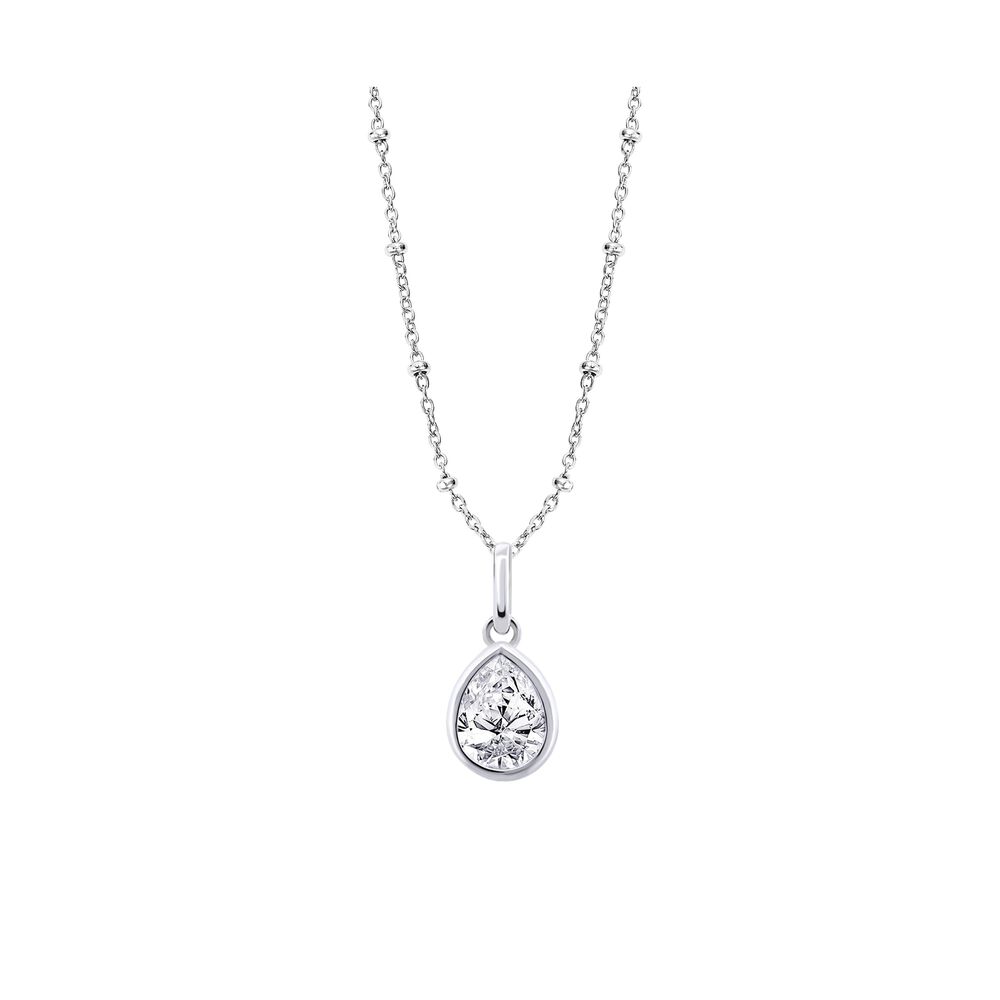 Collar Lp3563-1/1 Lotus Silver Mujer Leros image number 0.0