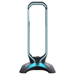 Soporte Stand Gamer Rgb Para Aud&iacute;fonos Trust Gxt 265 + Hub