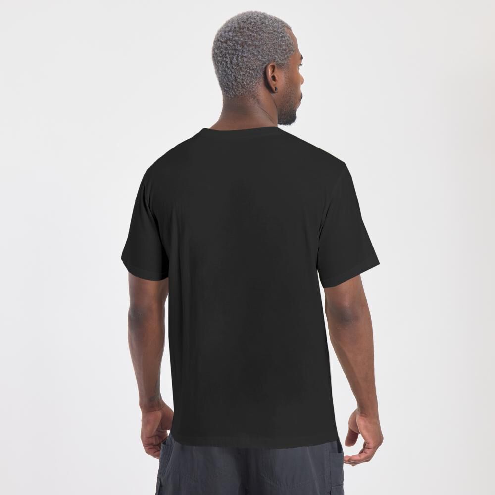 Polera Deportiva Lisa Slim Manga Corta Cuello Redondo Hombre Wetland image number 1.0