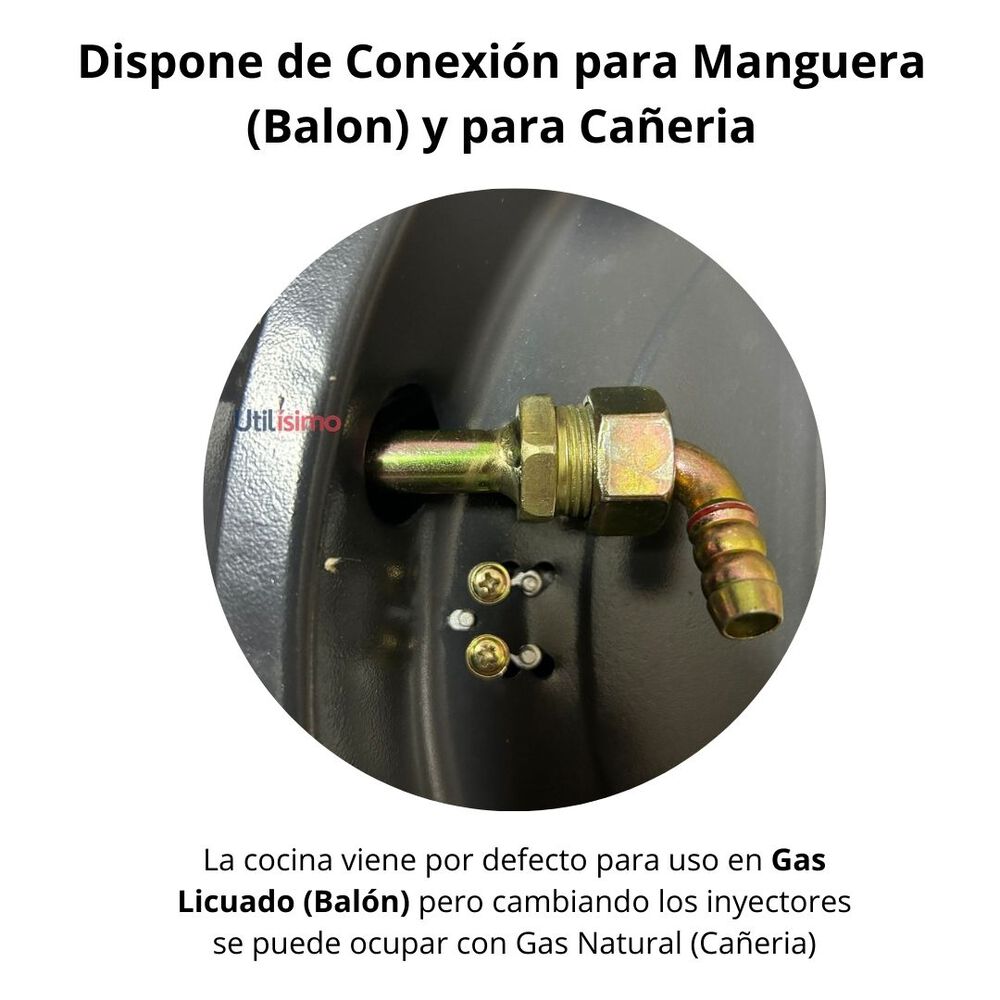 Encimera Gas Licuado 3 Platos + Kit De Instalación image number 4.0