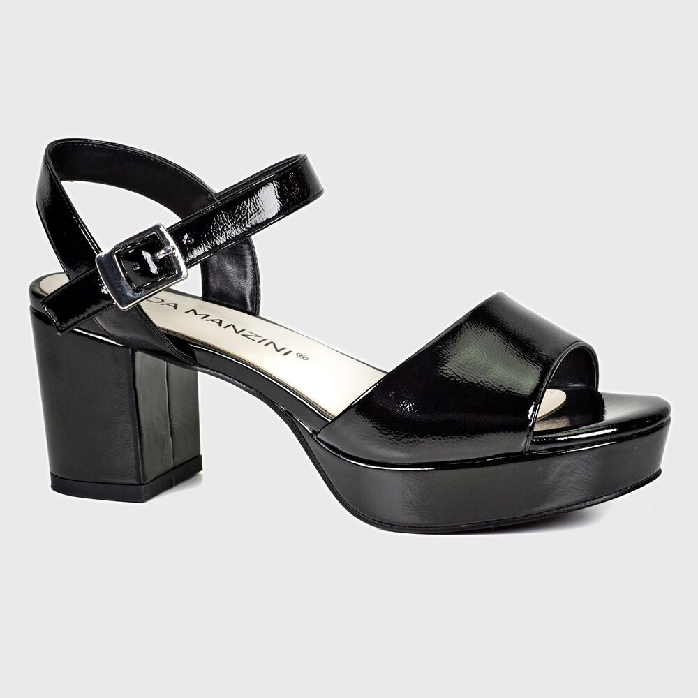 Sandalia Jimena Negro Charol image number 0.0