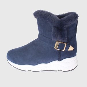 Bota Piel Azul V&iacute;a Franca Art. 52102b30345dblue
