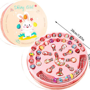 Set Pulseras Cajita Para Niñas Juguete Set Pulseras Cajita Para Niñas Juguete