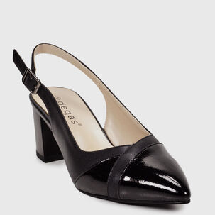 Sandalia Cuero Beline Negro