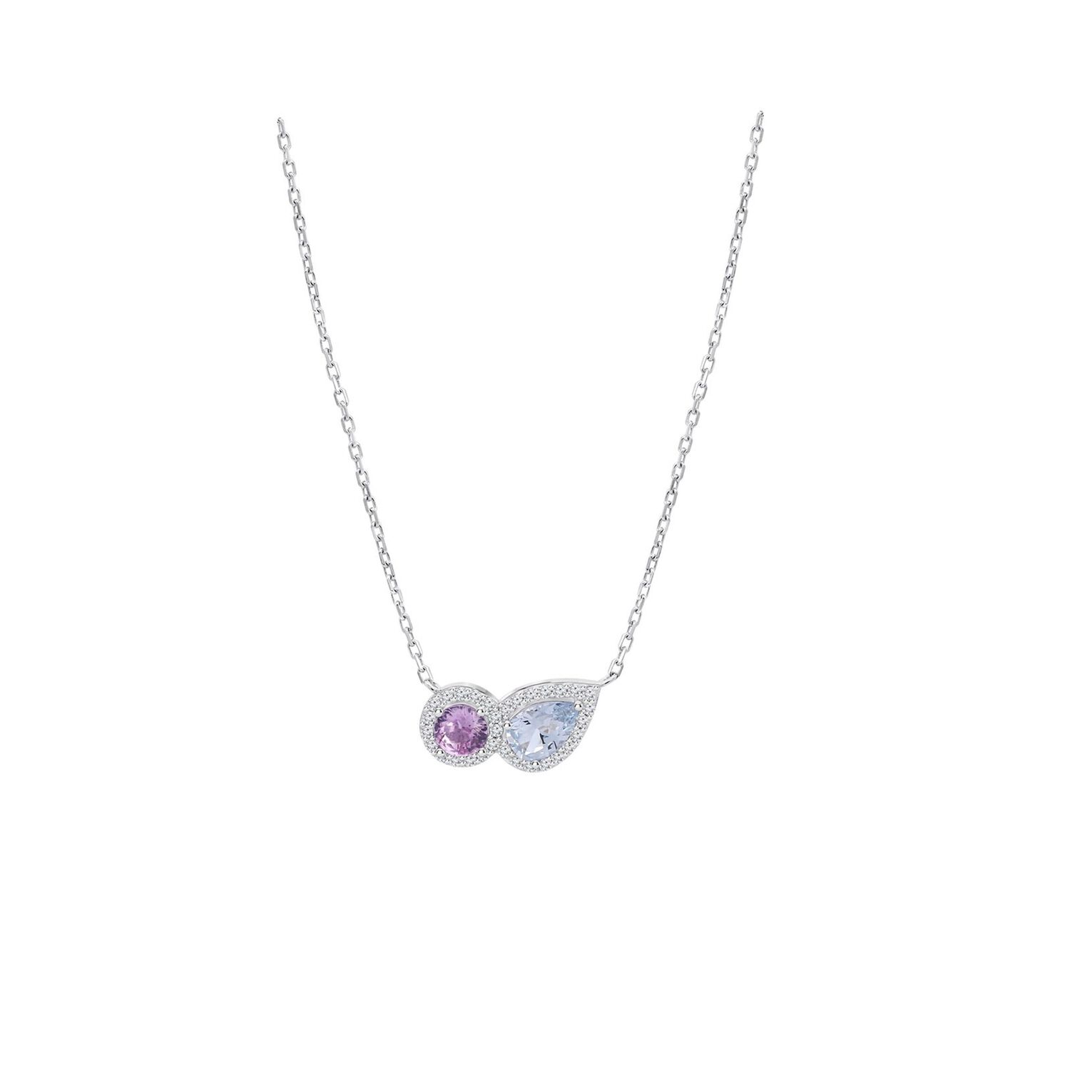 Collar Lp3841-1/1 Lotus Silver Mujer Leros image number 0.0