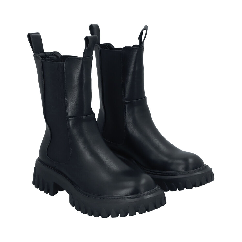 Botin Mujer Negro Eloisa Police image number 2.0