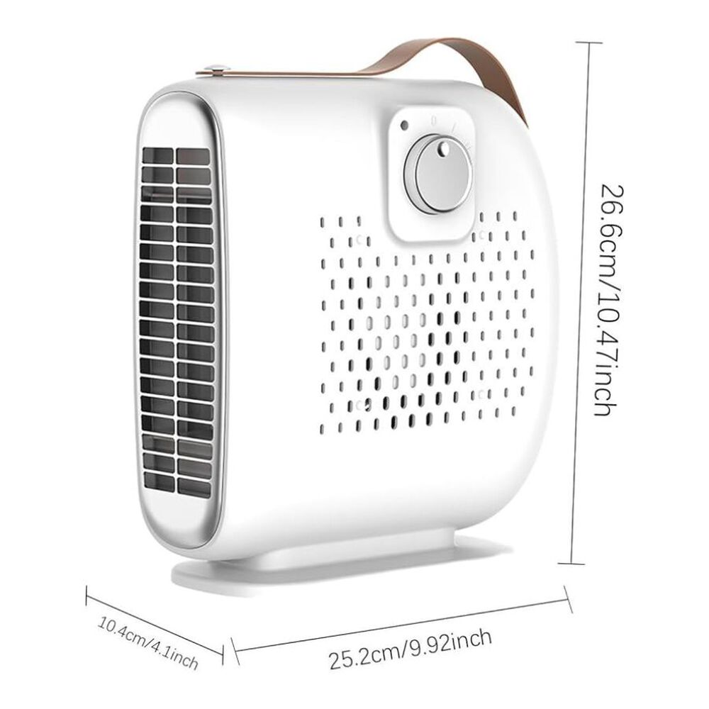 Mini Calentador Ventilador Eléctrico 2 Velocidades Hogar image number 3.0