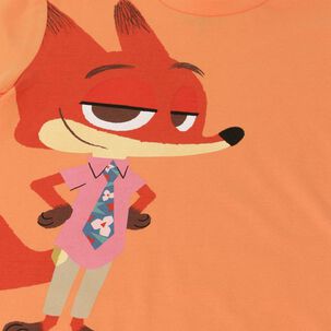 Polera Manga Corta Niña Nick Zootopia Polera Manga Corta Niña Nick Zootopia