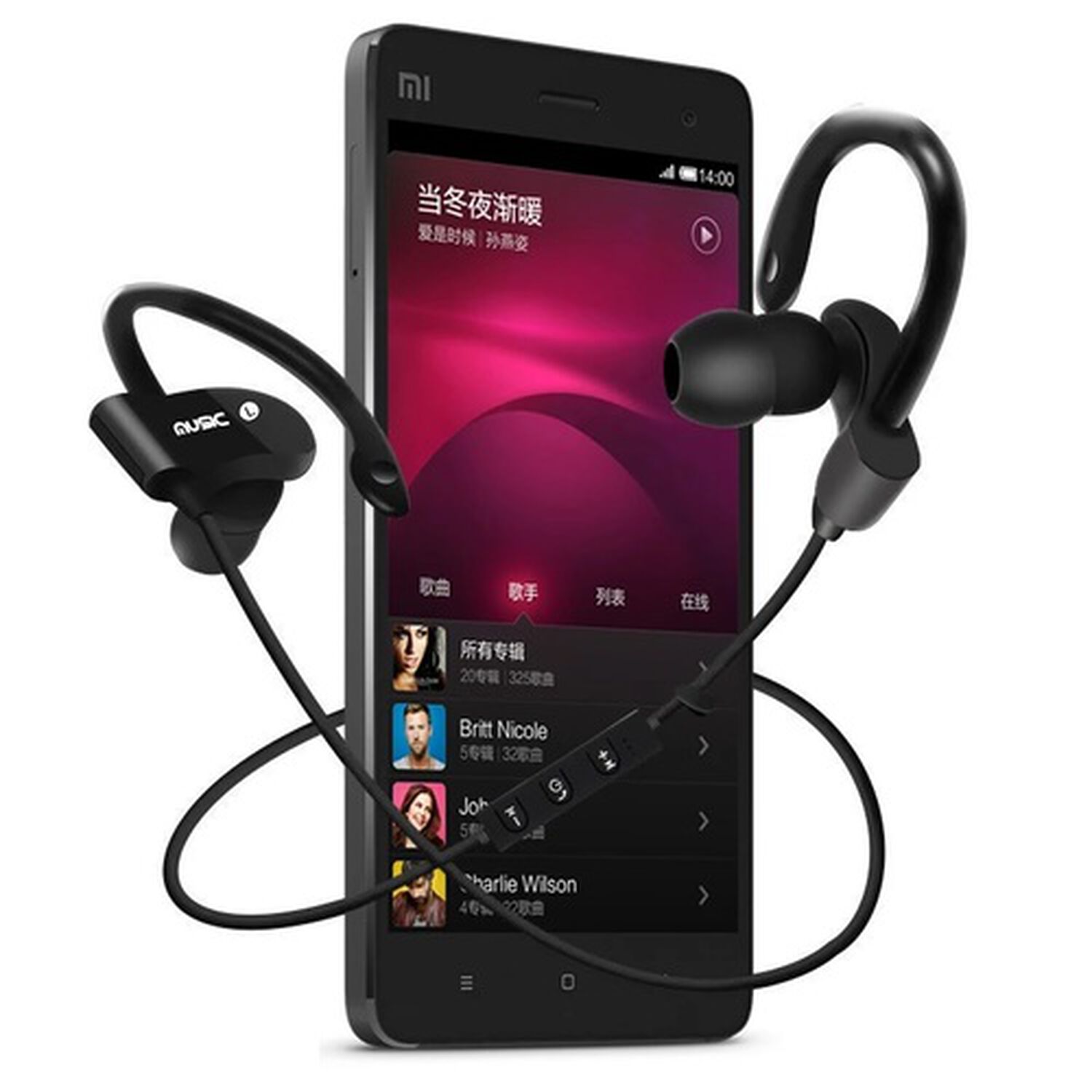 Aud&iacute;fonos Bluetooth Auriculares Inalambrico Gancho Recargable Gamer Manos Libres Y Cable (negros) image number 2.0