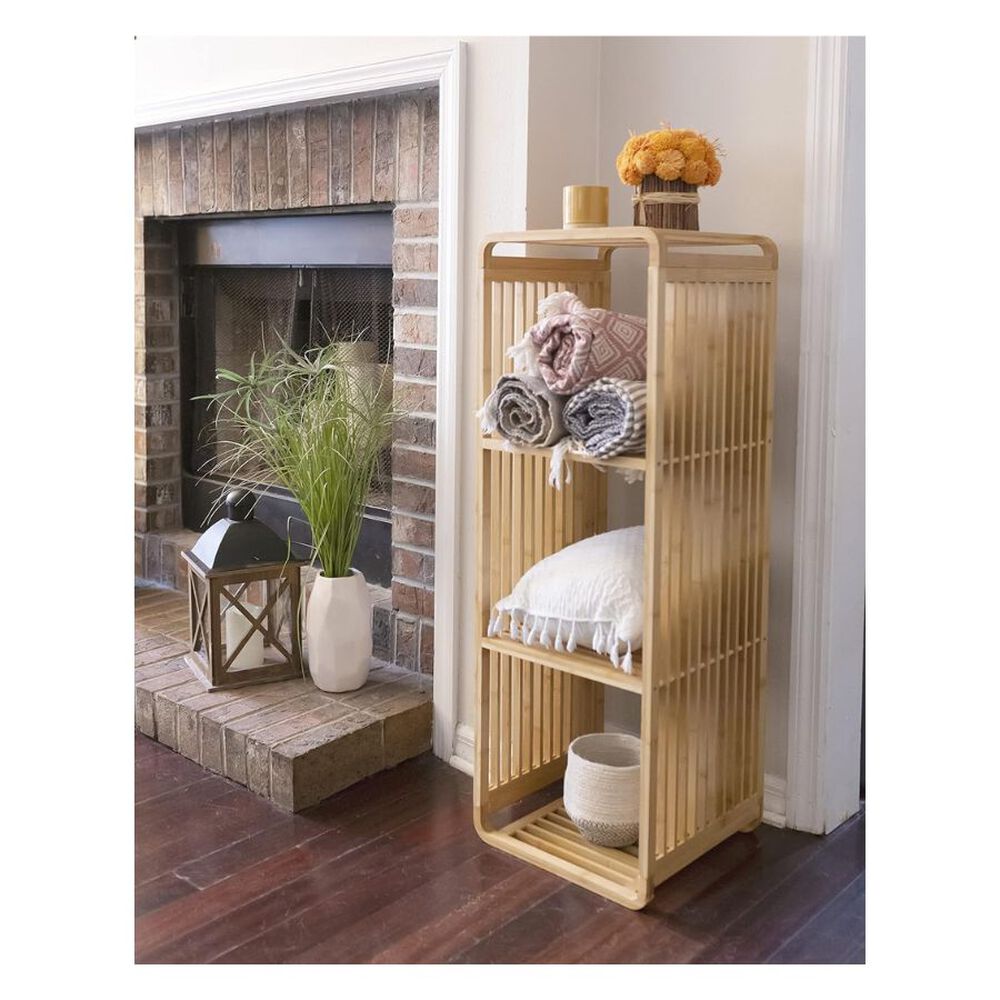 Estante Organizador De Almacenamiento 3 Estantes Bamb&uacute; image number 2.0
