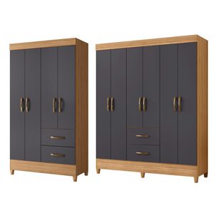 Cl&oacute;set Vekkahome Mobi / 10 Puertas / 4 Cajones