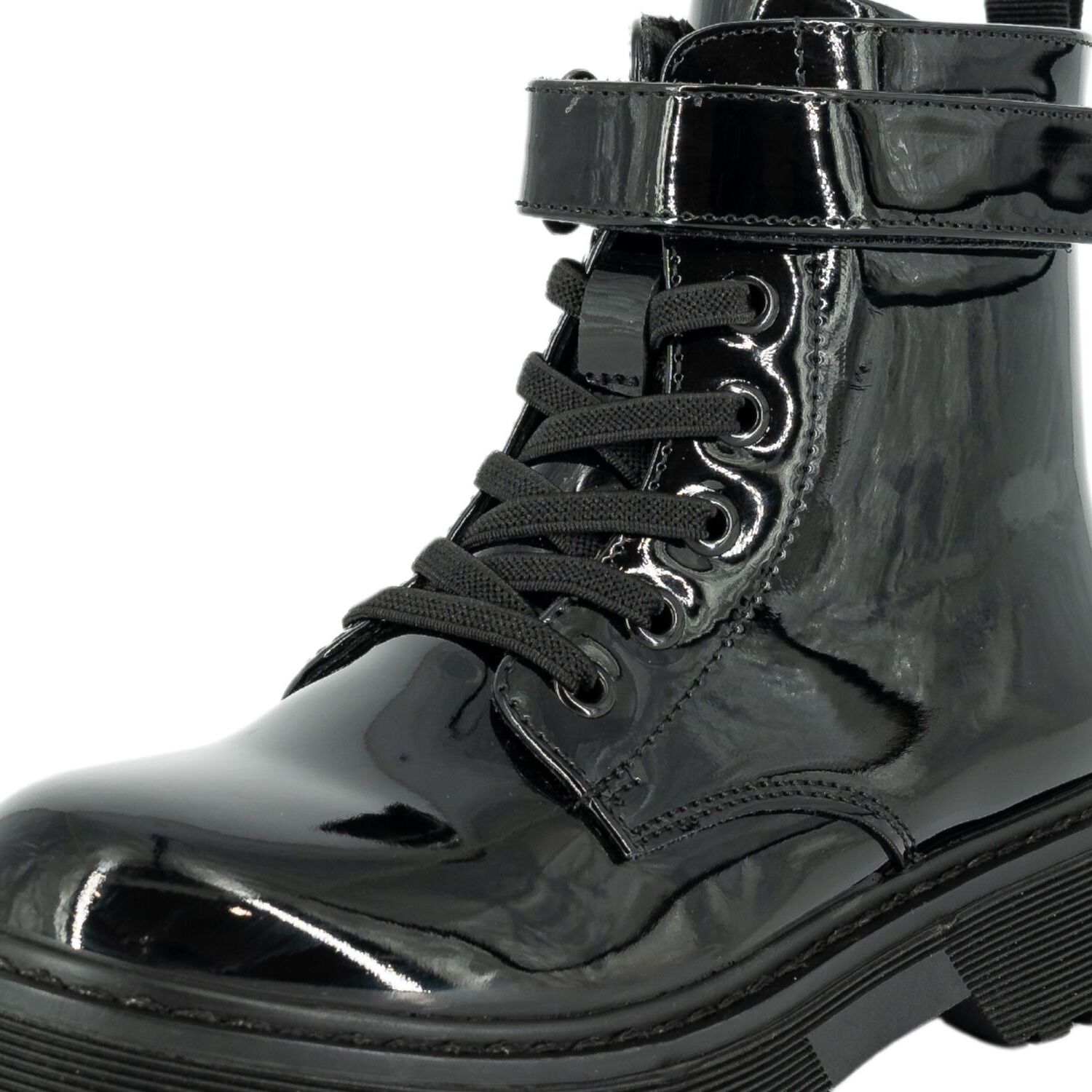 Botin Danica Negro Charol Bamboo image number 3.0