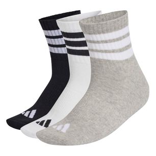 Calcetines Deportivos De Media Ca&ntilde;a Con Acolchado 3 Stripes (3 Pares) Adidas