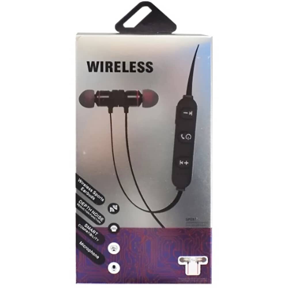 Aud&iacute;fonos Magneticos Deportivos Portatiles Bluetooth 4.2 M6 image number 0.0