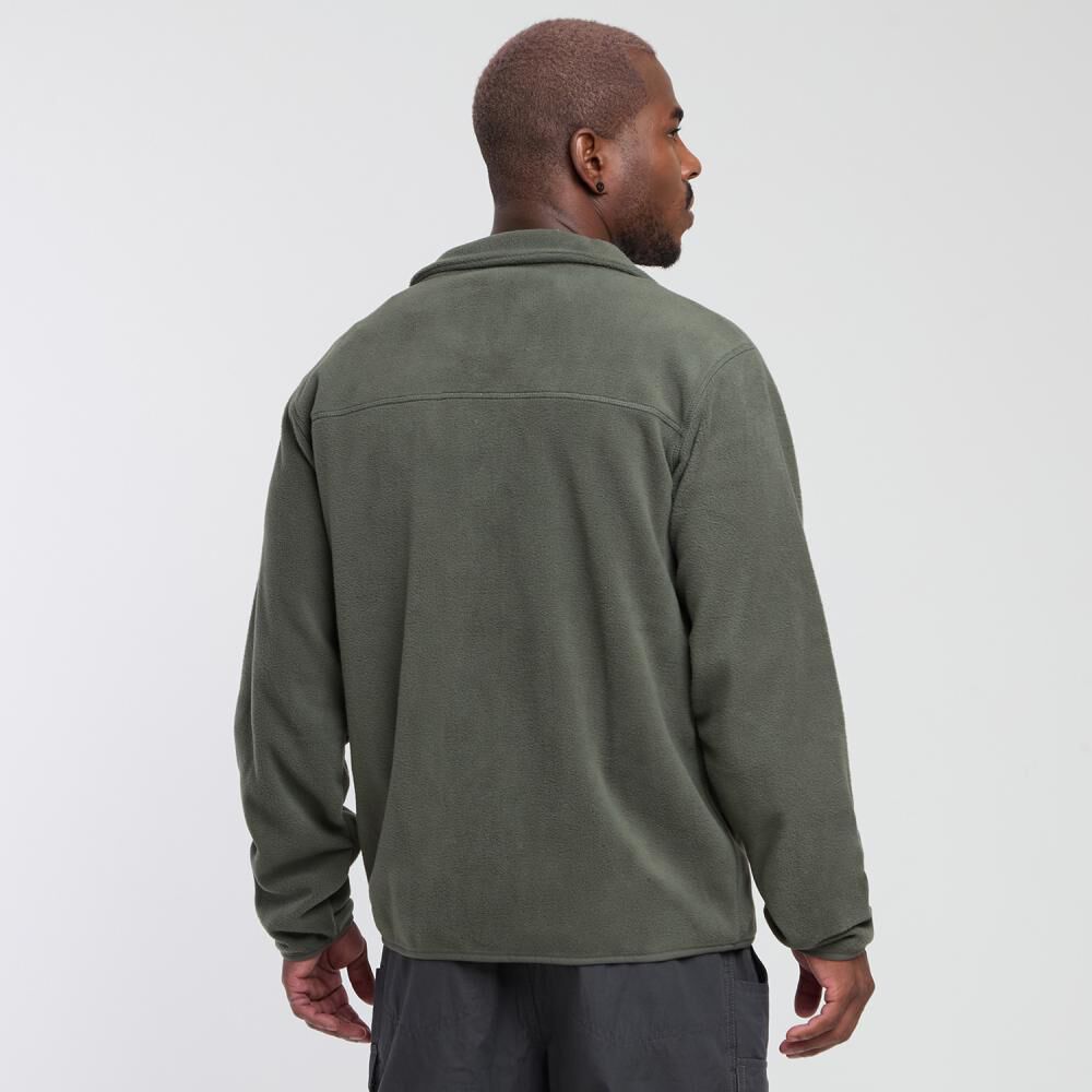 Polerón Deportivo Liso Regular Cuello Alto Hombre Wetland image number 3.0