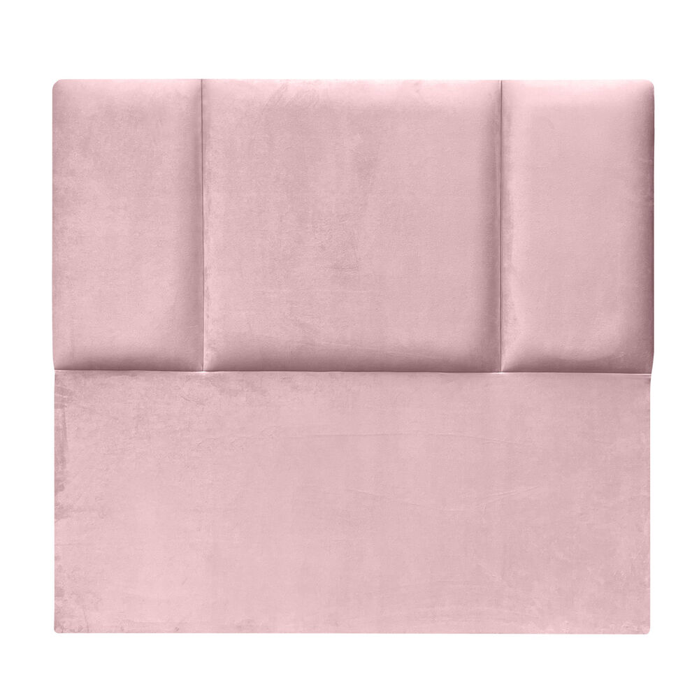 Respaldo De Cama Block Felpa Rosado Claro 1,5 Plazas image number 2.0