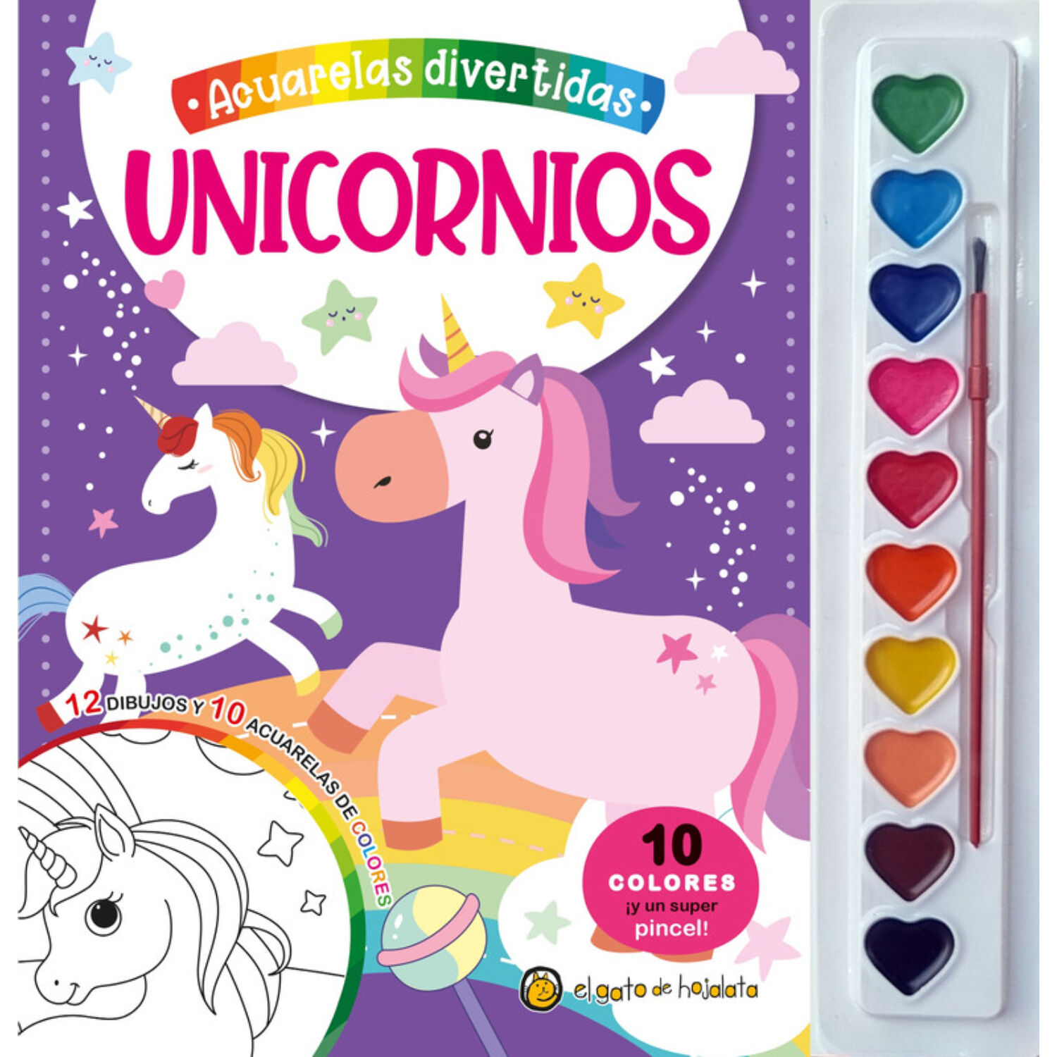 Acuarelas Divertidas: Unicornios image number 0.0