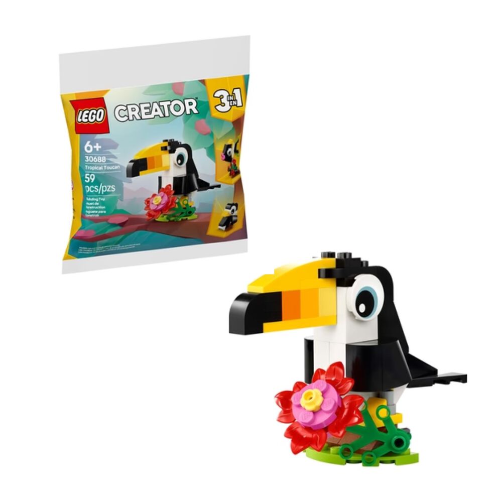 Lego Creator - Tuc&aacute;n Tropical - 30688 image number 0.0