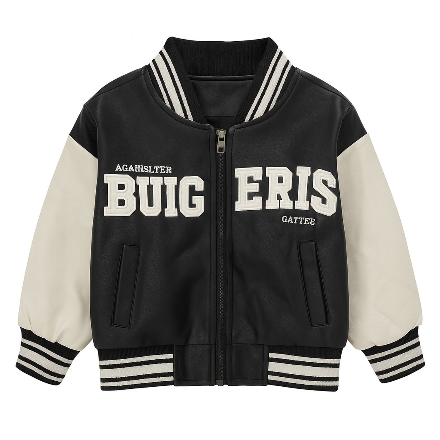 Chaqueta Bomber Ni&ntilde;o Ecocuero Italy Infantil image number 1.0