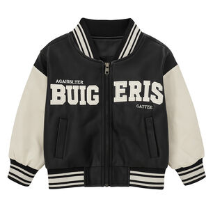 Chaqueta Bomber Ni&ntilde;o Ecocuero Italy Infantil