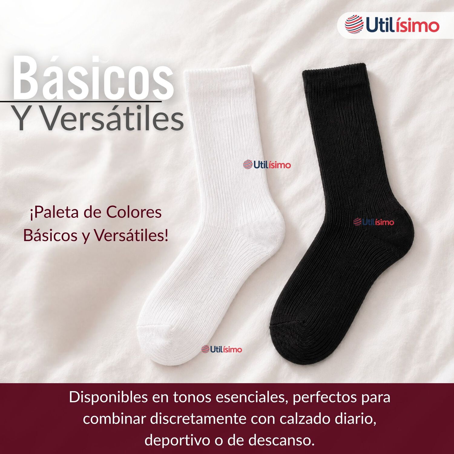 Pack 2 Pares Calcetines Diab&eacute;ticos Hombre Algod&oacute;n Suave Colores Surtidos Protecci&oacute;n image number 9.0