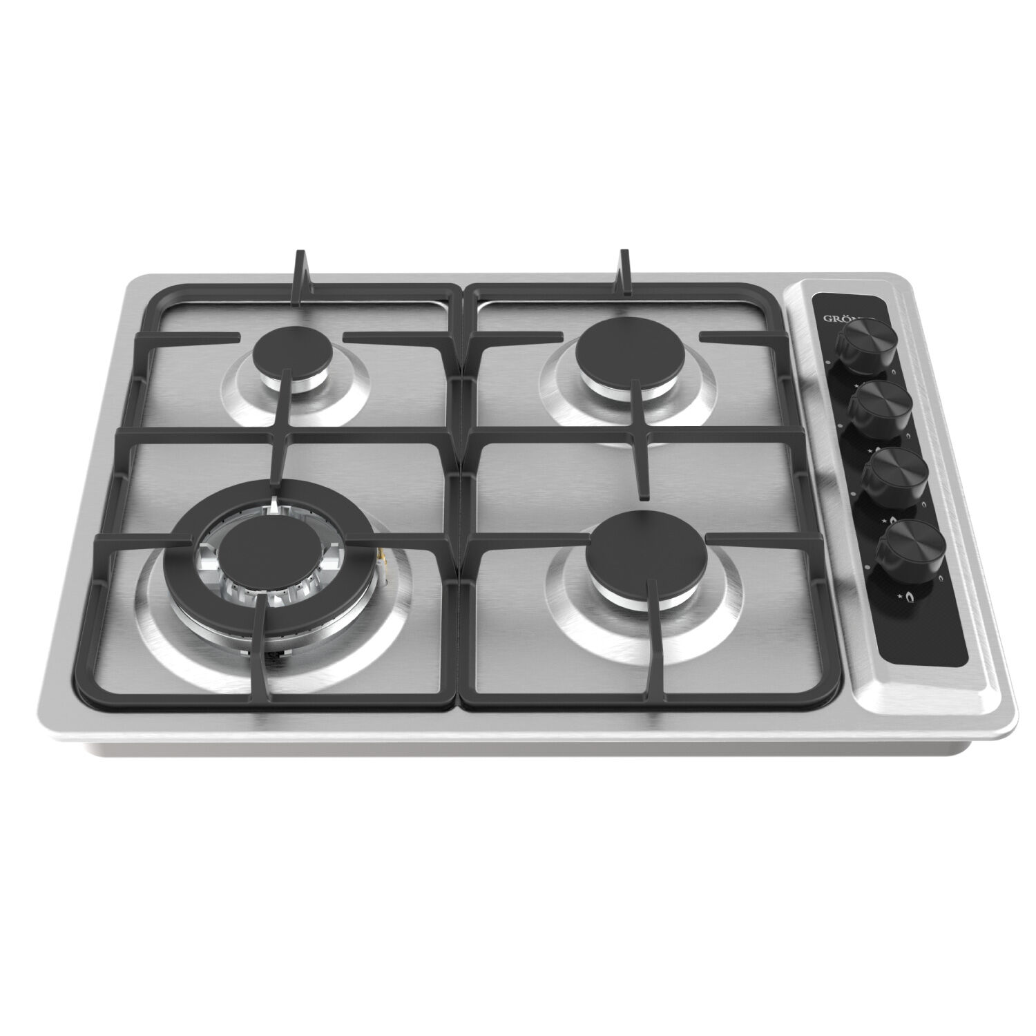 Encimera A Gas Groner Inox Xs 4q image number 2.0