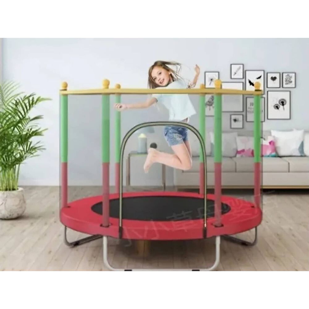 Cama Elastica Trampolin Para Ni&ntilde;os Roja image number 2.0