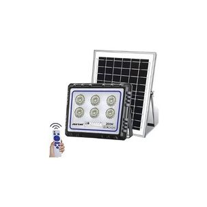 Foco Led Reflector Panel Solar + Control Remoto 200w Jortan Carcasa
