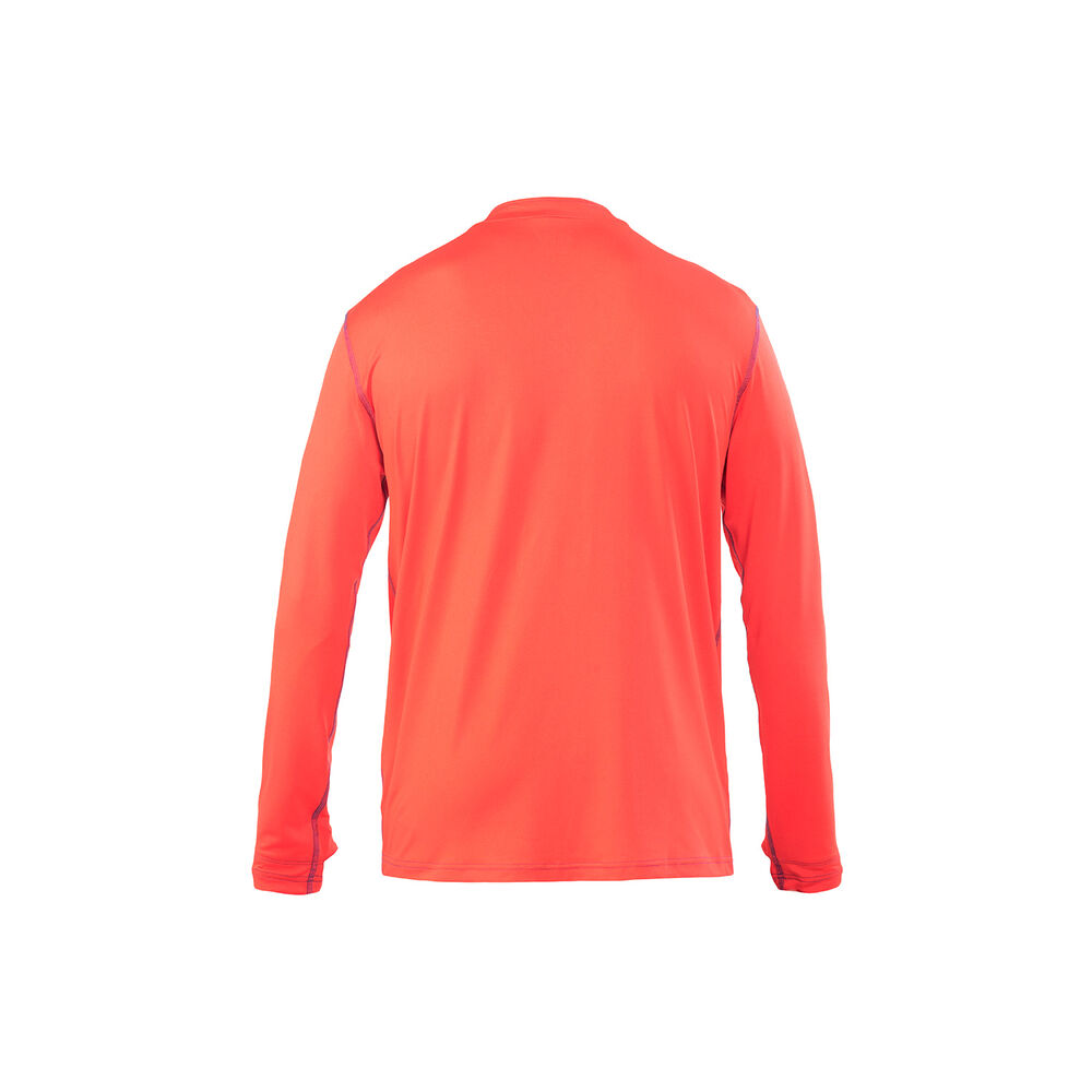 Polera Dry Fit Hw Spx Manga Larga Hombre Orange image number 1.0