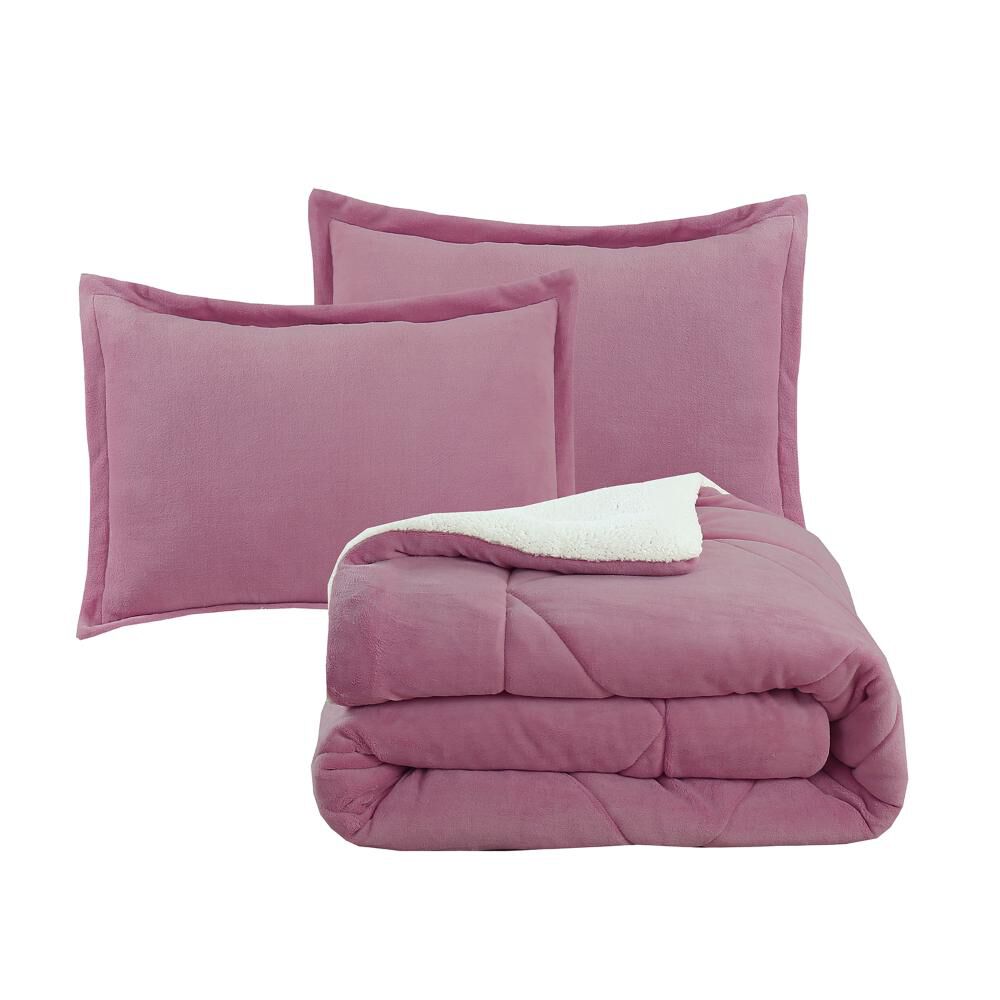 Plumon Andes Chiporro Liso Frambuesa 2 Plazas image number 2.0