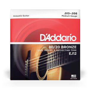 Set Cuerdas Guitarra Acústica 13-56 Ej12 Daddario Set Cuerdas Guitarra Acústica 13-56 Ej12 Daddario