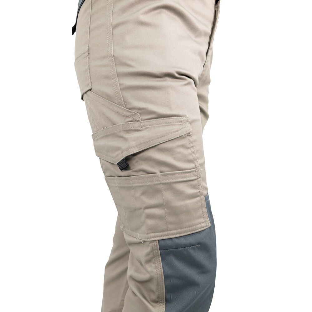 Pantal&oacute;n Cargo Hw Dakota Spandex Cafe Mujer image number 5.0