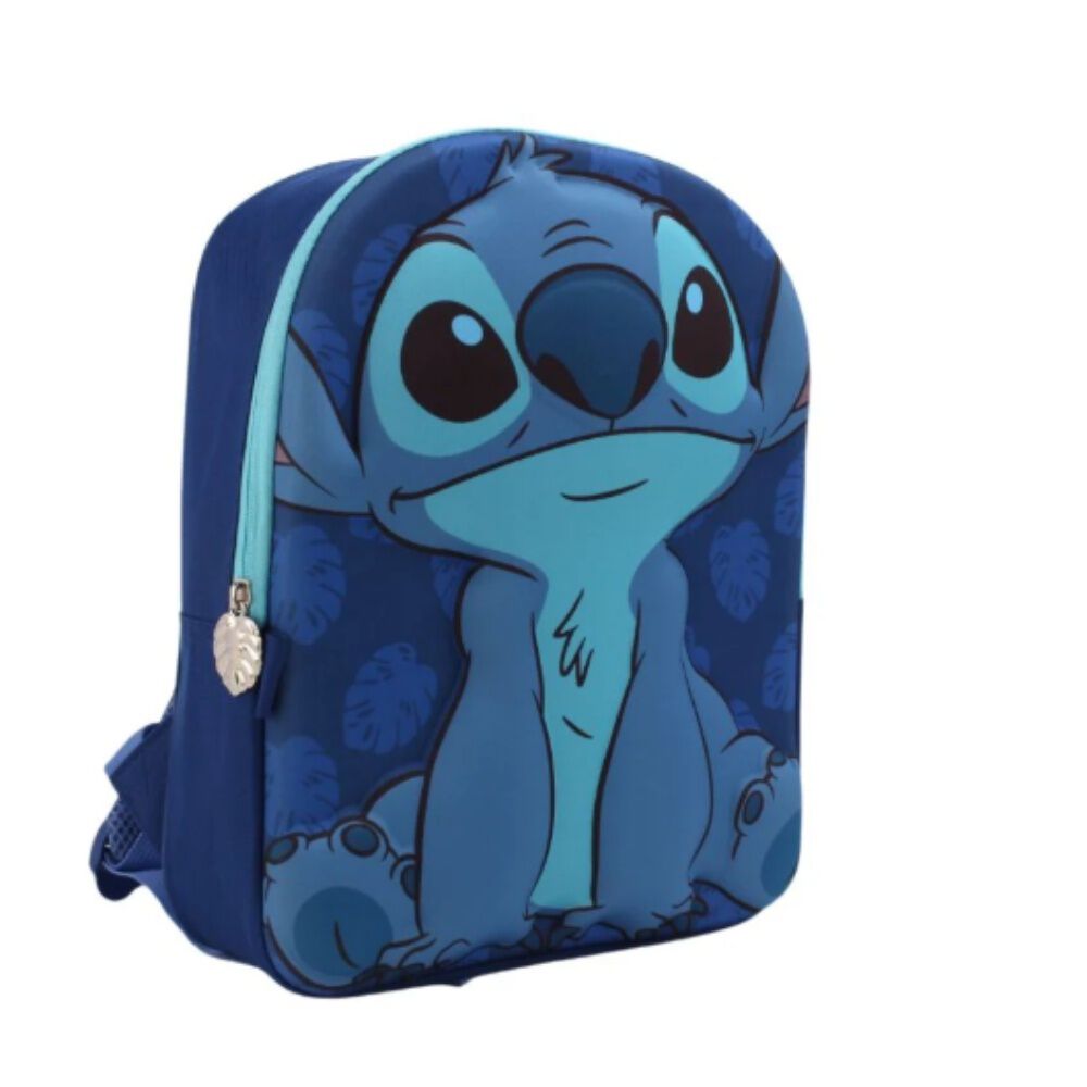 Mochila Escolar Dise&ntilde;o Stitch 3d Infantil 34cm Ni&ntilde;os image number 3.0