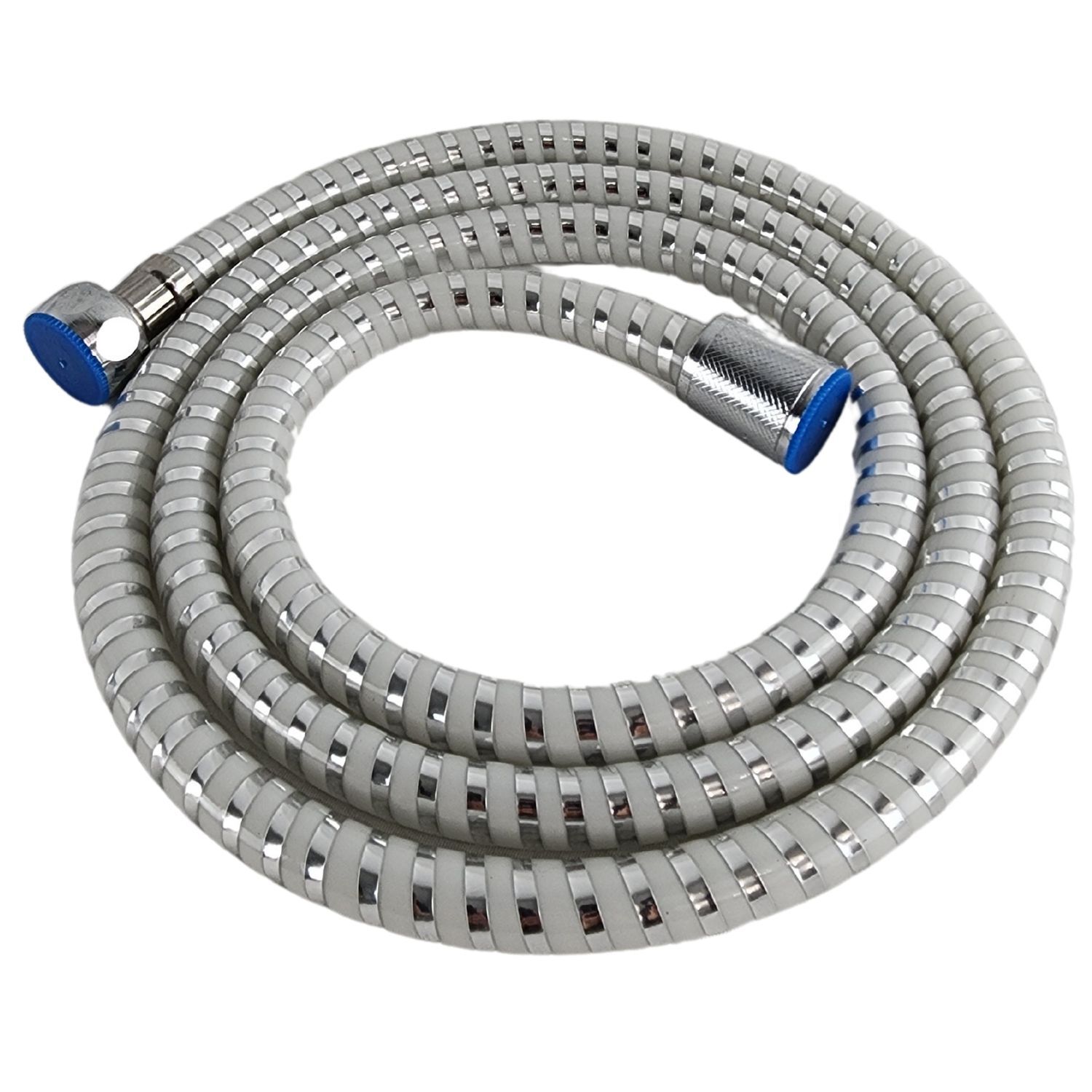 Manguera Ducha Flexible De 150cm Acabado Blanco Metalizado image number 2.0
