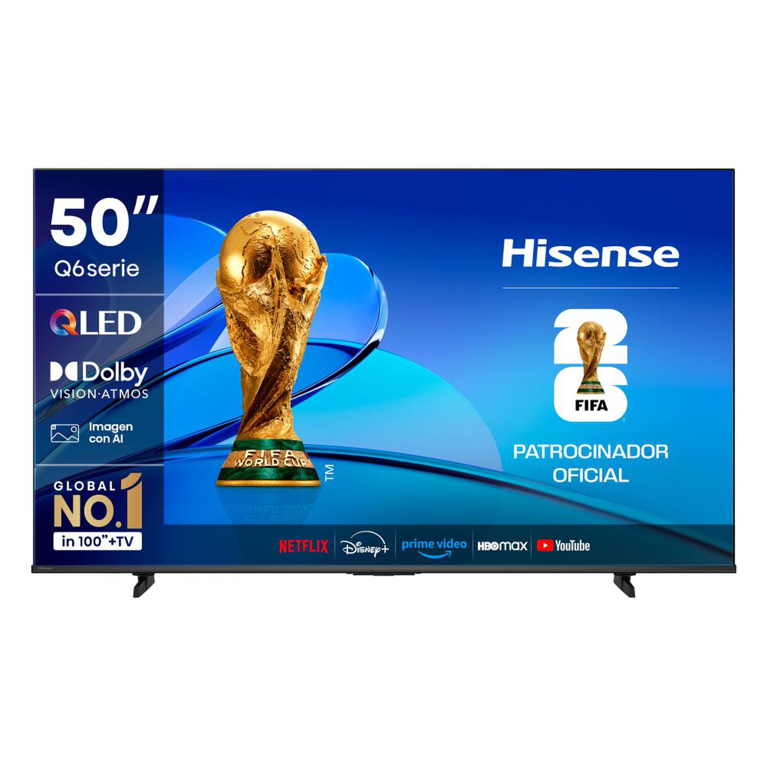 Qled 50" Hisense 50Q6QV / Ultra HD 4K / Smart TV