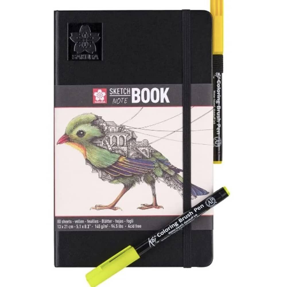 Libreta Sakura 21x13cm 140gr 80 Hojas Blanco Crema image number 2.0