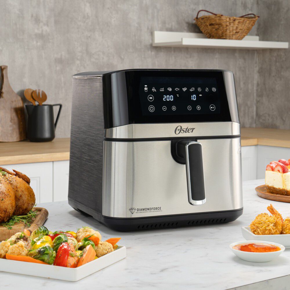 Freidora De Aire Digital 7.5 L Oster 10 Programas Ckstaf75dssdf image number 6.0