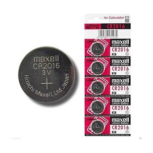 Pilas Maxell Cr2016 Tipo Bot&oacute;n Japonesa 5 Unidades