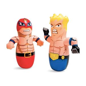 Juguete Inflable Mono Porfiado Luchadores Boxeo