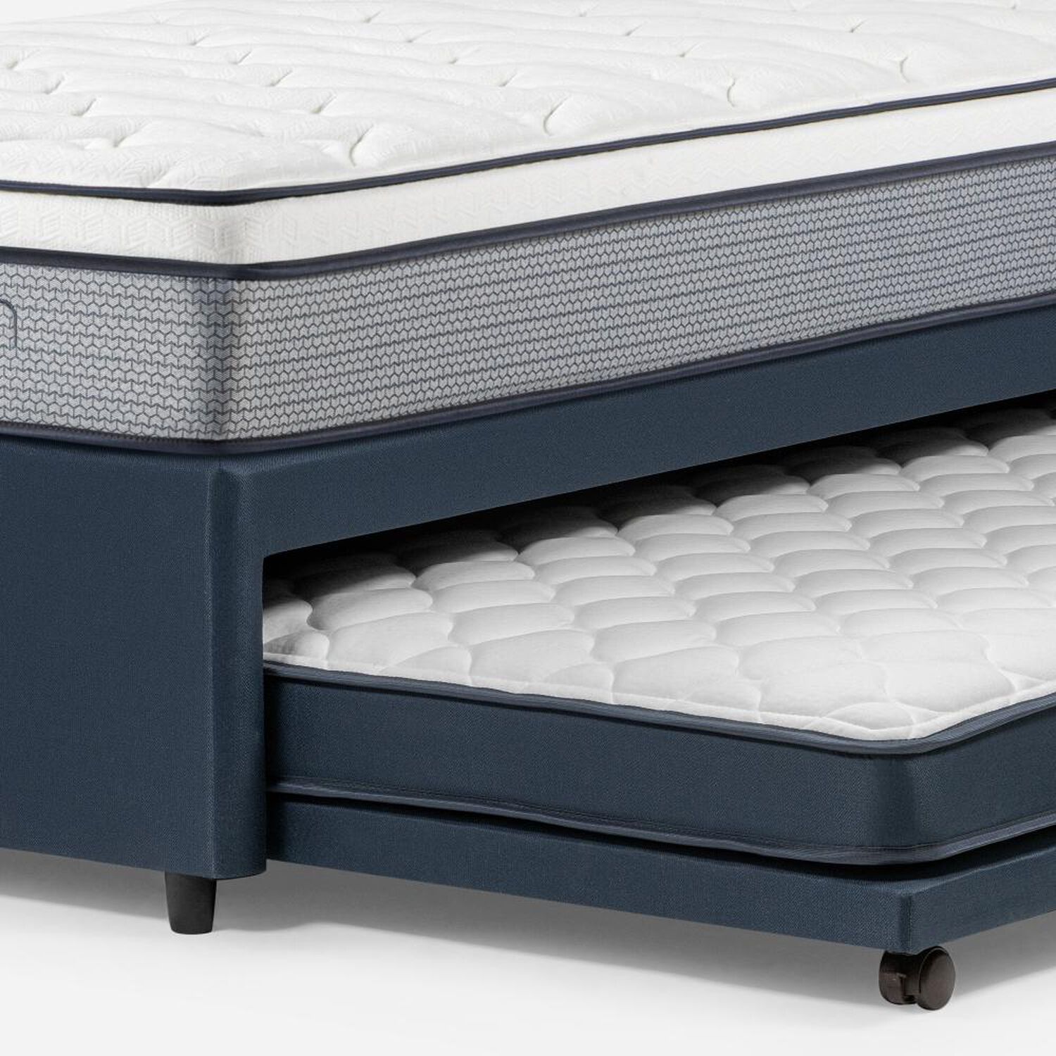 Cama Nido Rosen Indie / 1.5 Plazas / Base Normal + Set De Maderas Tabor Grafito image number 5.0