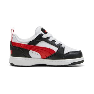 Zapatilla Urbana Ni&ntilde;o Puma Rebound V6 Lo Ac In Negro/blanco